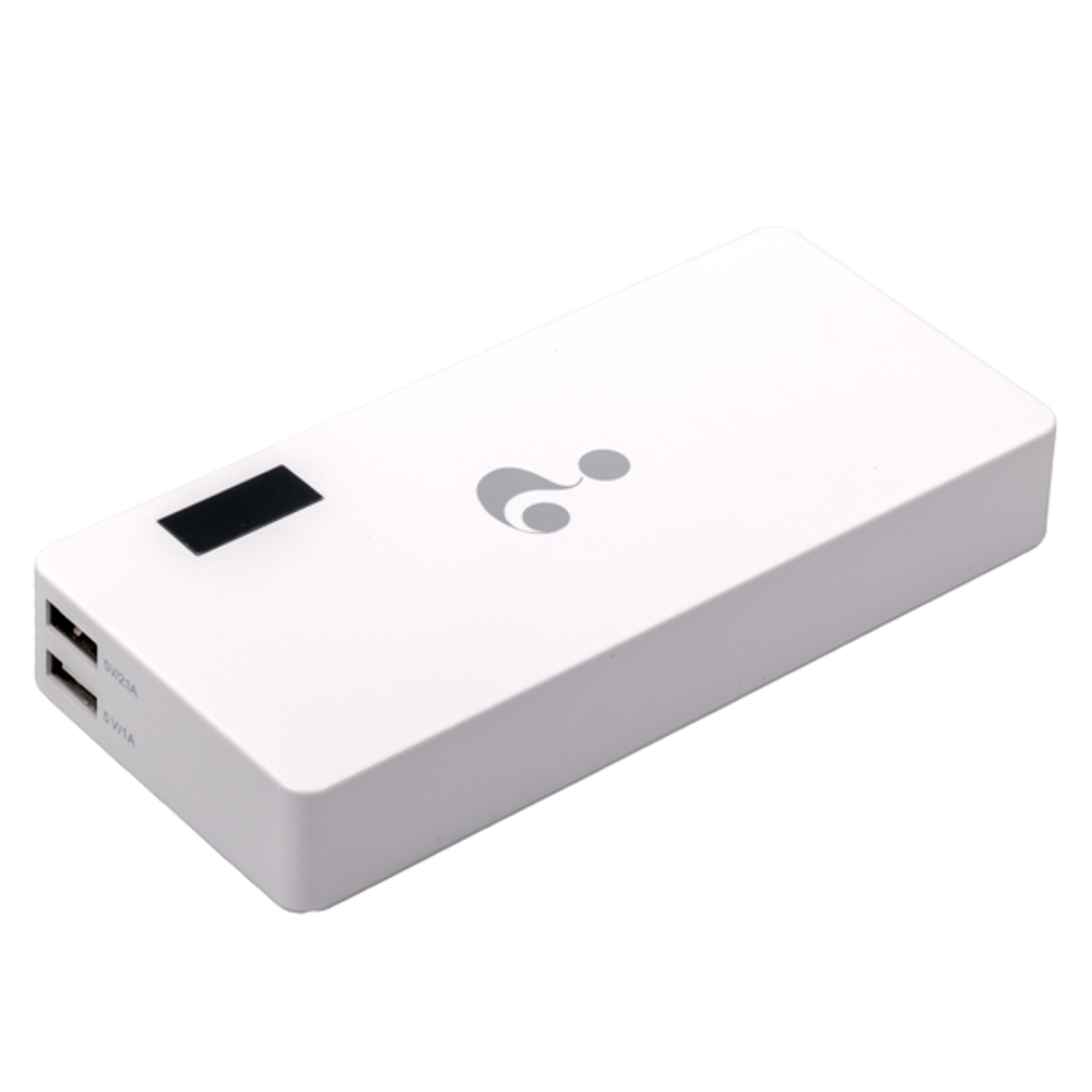 Аккумулятор внешний универсальный Wisdom YC-YDA18 Portable Power Bank 13000mAh white (USB выход: 5V 1A &amp; 5V 2.1A)