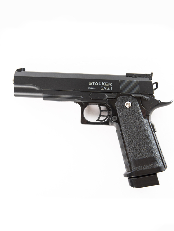 Пистолет пневм. Stalker SA5.1 Spring (аналог Hi-Capa 5.1), кал.6мм,мет.корп. маг.16 ш