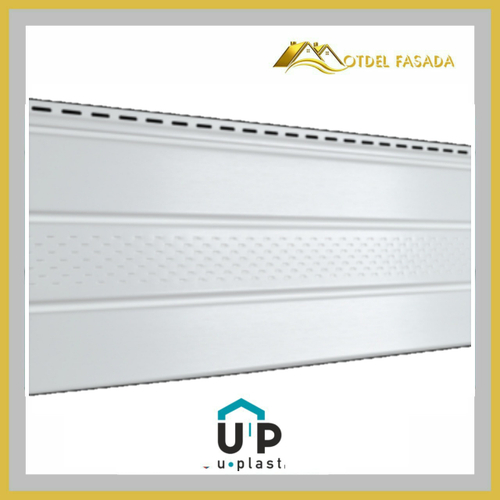 Софит Ю-Пласт Классика Белый с частичной перфорирацией  3000* 300мм