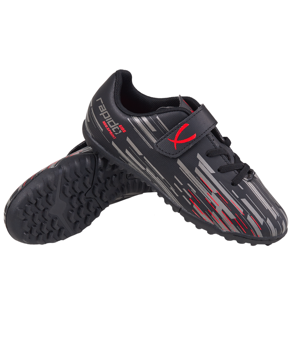 Бутсы многошиповые Rapido TF Black/grey, детский