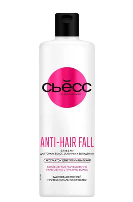 Сьесс Бальзам ANTI-HAIR FALL д/тон, склон к выпадению ,450 мл *3*6