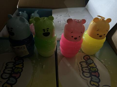 Лизун в банке 240 г мишка, 4 цвета микс, с-30801л