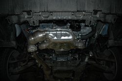 Защита картера двигателя (2 мм, сталь) для Subaru Forester 2013-2018 (V = 2.0 CVT) Sheriff.22.2548