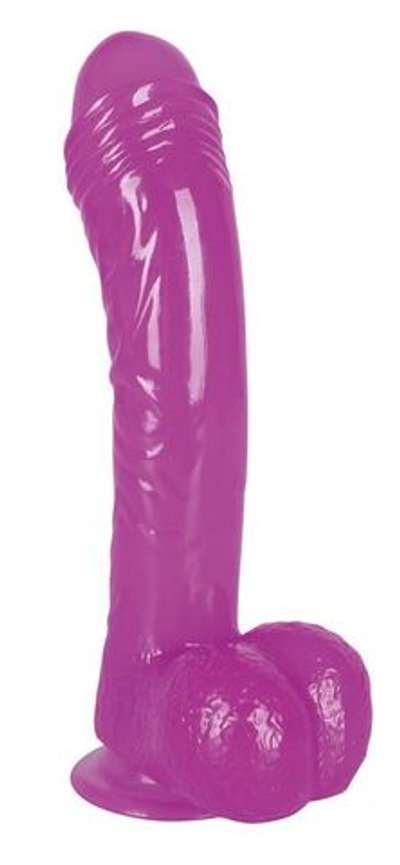 Фиолетовый фаллоимитатор Ready Mate - 19 см. (Цвет: фиолетовый)