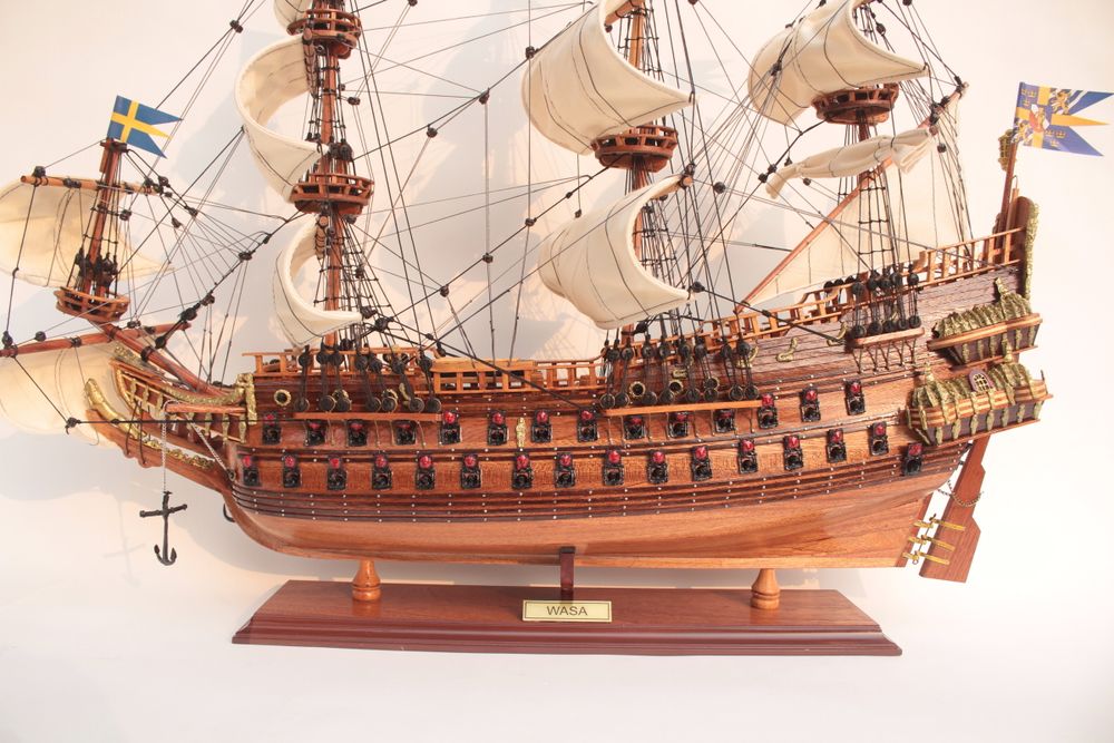 Van Der Heijden Модель парусника Wasa, Швеция