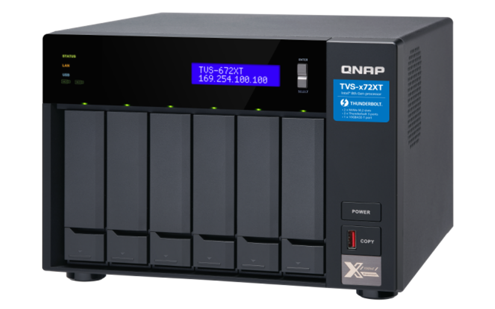 Сетевой RAID-накопитель  QNAP TVS-672XT-i5-8G