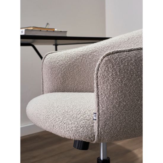 Кресло paal, букле, серое