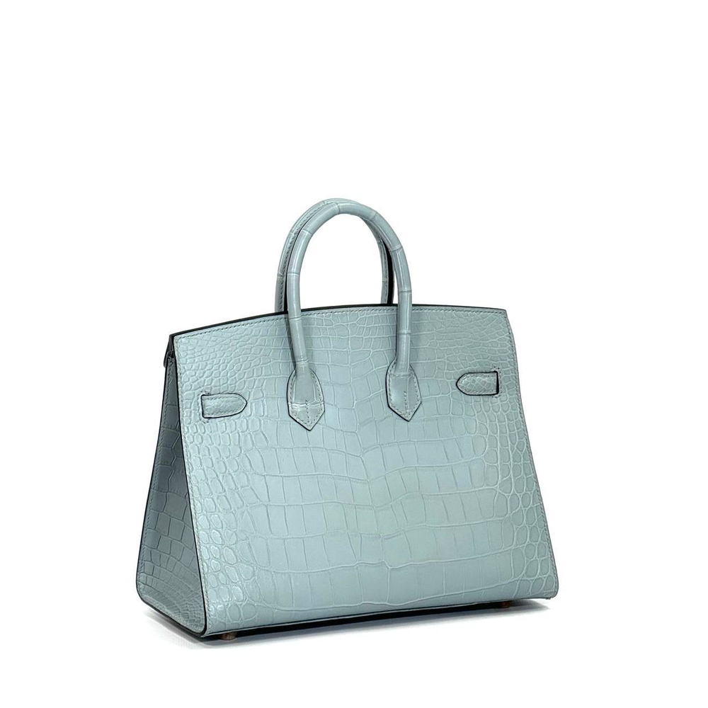 Сумка Hermes из кожи крокодила 25 см