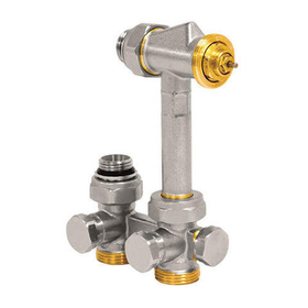 Термостатический прямой H-образный клапан Jaga 1/2* х 3/4* Eurocone (50940.525/SP)