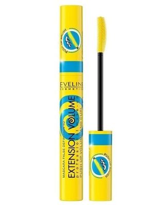 EVELINE ТУШЬ ДЛЯ РЕСНИЦ - ПОТРЯСАЮЩИЙ ЭФФЕКТ PUSH-UP! x 10 серии EXTENSION VOLUME PROFESSIONAL MAKE-UP, 10мл