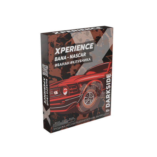 Табак для кальяна DARKSIDE XPERIENCE 30г Bana Nascar (Банан Клубника)