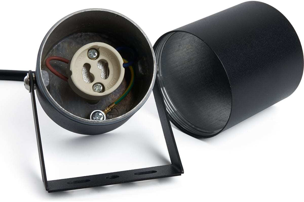 Светильник архитектурный DH1703, на стену, GU10, 230V, черный Feron