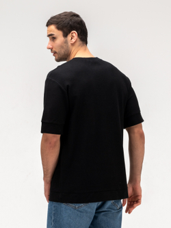 Футболка мужская плотная. Уголь