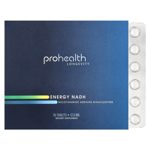 ProHealth Longevity, Energy NADH, 12,5 мг, 30 таблеток