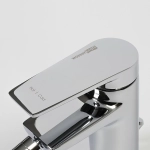 Инсталляция для биде со смесителем WasserKraft Naab 86BDT.050.BL.SQ3206 черная панель/смеситель хром