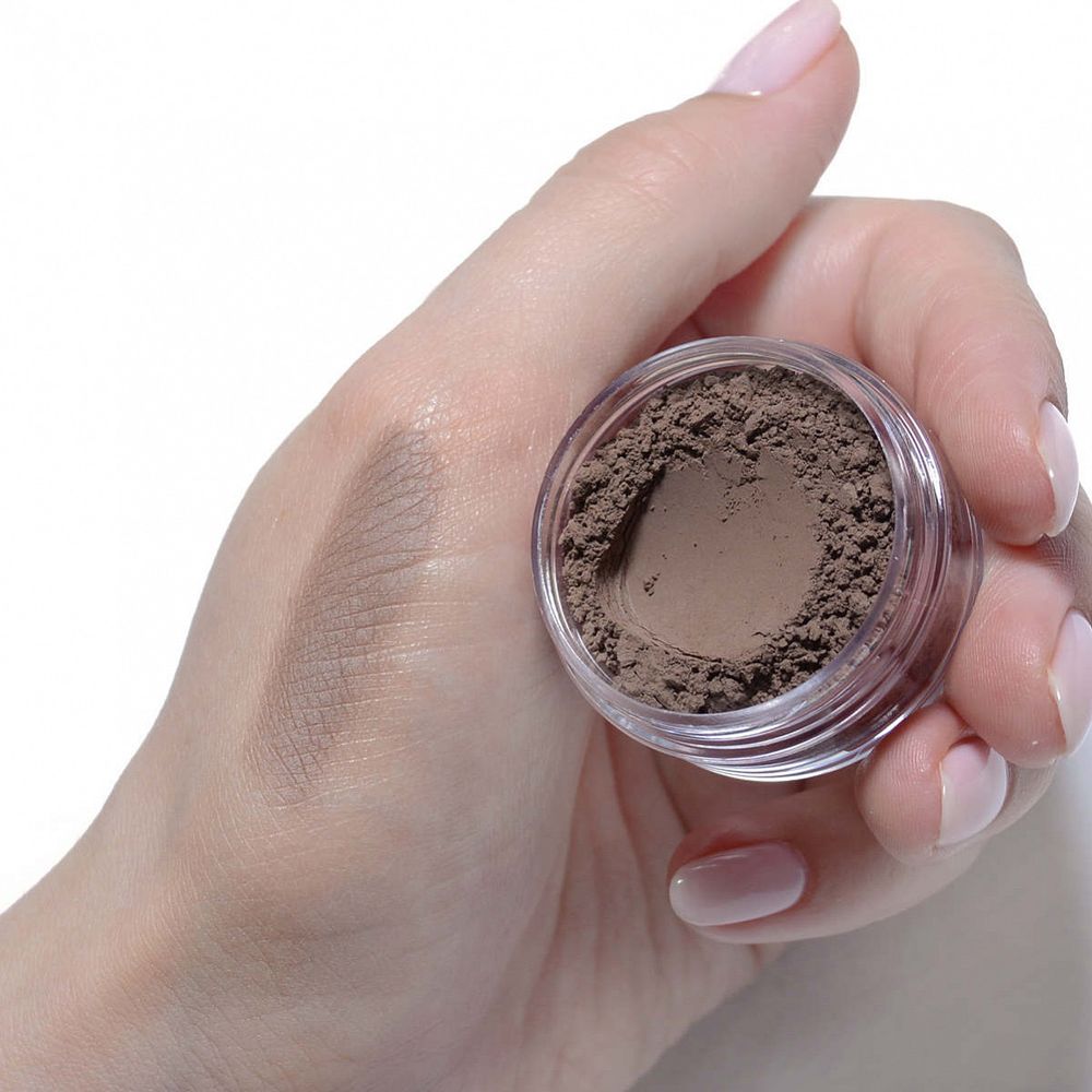 Тени для глаз матовая коллекция ES134 Тауповый серый 1,5 г (Kristall Minerals Cosmetics)