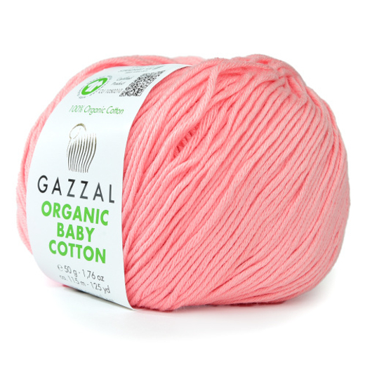 ORGANIC BABY COTTON,коралл