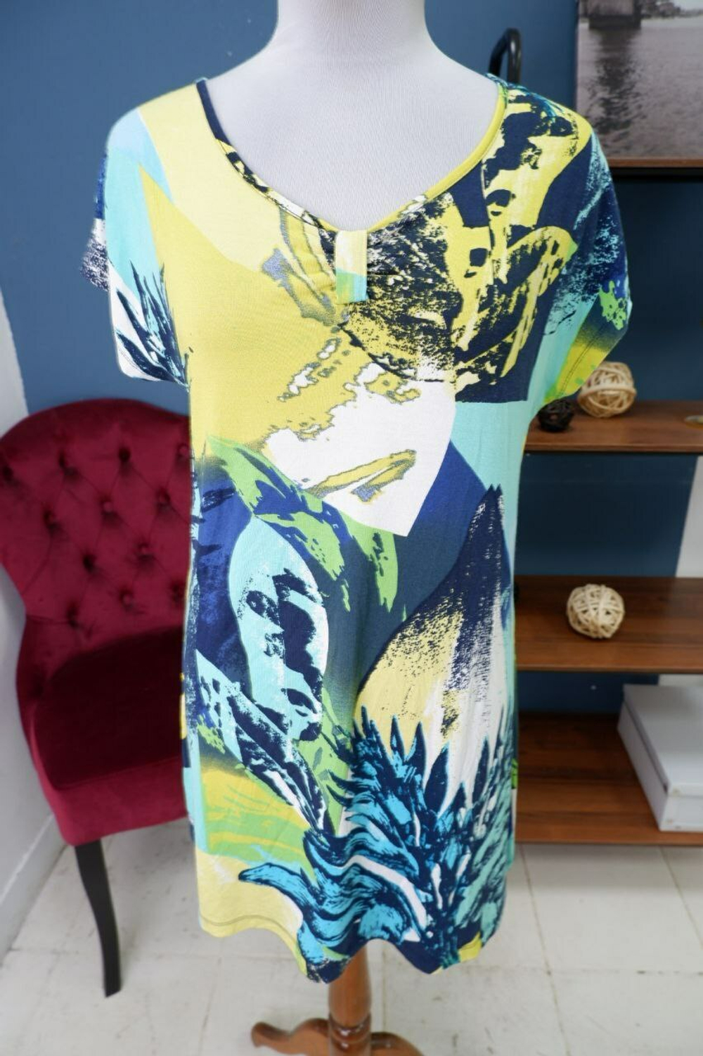 Туника яркая 48 размер