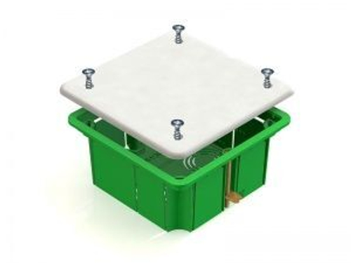 GE 41021 Коробка распаечная для полых стен 92х92х45 металл. лапки