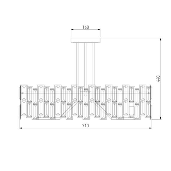 Потолочная люстра Bogates Zolletta 339/8 Strotskis Smart