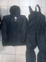 Зимний мужской костюм из куртки и полукомбинезона