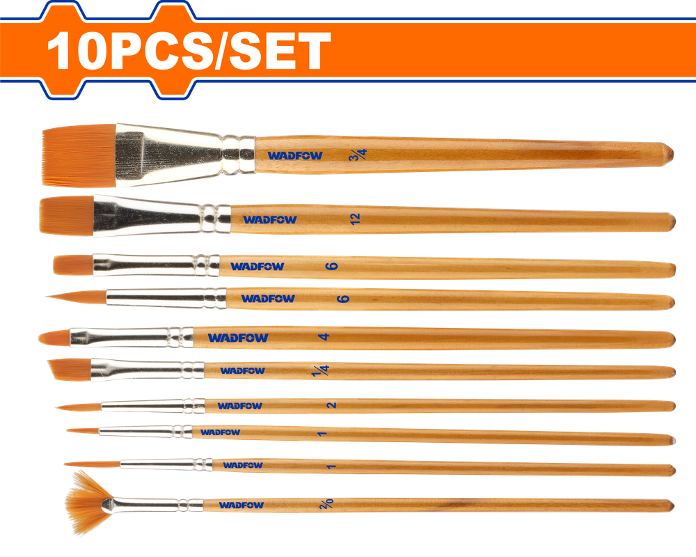 Набор художественных кистей WADFOW WXA1K10 10 шт.