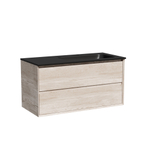 Тумба подвесная под раковину правая Sancos Marmi 2.0, дуб галифакс натуральный 995х445х520