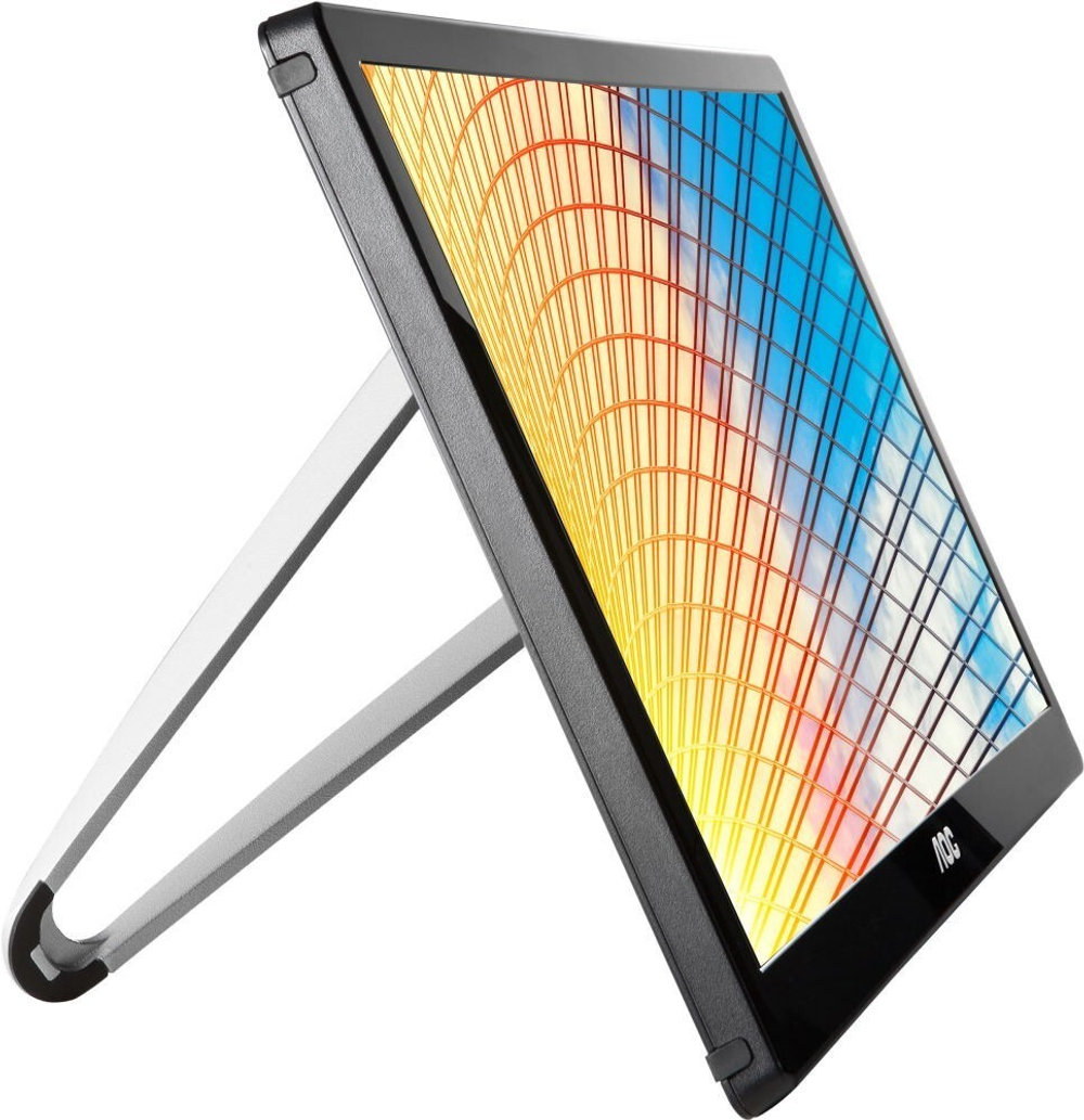 Монитор 15,6;; AOC E1659FWU Glossy Black