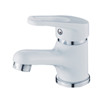 Смеситель для раковины 35к CN1013-8 CRON литой, БЕЛЫЙ