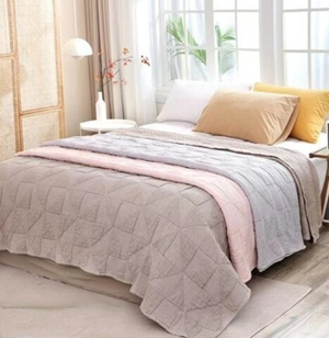 Плед-покрывало бежевое (однотонное) 150/210