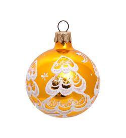 Элита НФШ-1198/3 Набор ел.украшений Шар 3шт «Ёлочка» 60 мм