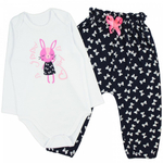 Комплект для девочки 943и/948к ап р.68 бабочки (Юлла)