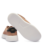 Кожаные кроссовки AMBER BOSS BLACK - бежевый(50529684)