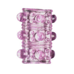 Рельефная силиконовая насадка на член (Цвет: разноцветный)