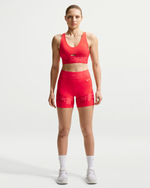 Nike Pro Indy Plunge Женский спортивный бюстгальтер со средней поддержкой и вставками - NIKE
