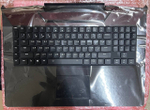 Верхняя панель с клавиатурой (топкейс) для ноутбука Lenovo Y910-17ISK черная, с подсветкой, раскладка - русская (5CB0M56040)