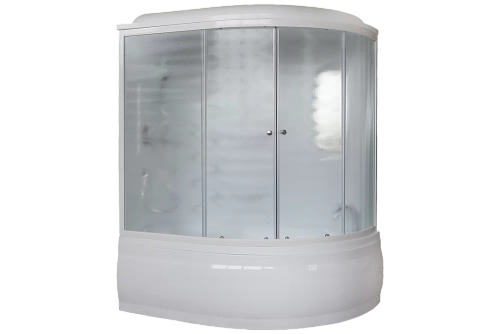Душевая кабина Royal Bath RB150ALP-C 150x100 профиль белый/стекло матовое