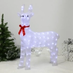 Фигура светодиодная «Загадочный олень» 55*24*75 см, 100 ламп LED, авторежим, 220V, Белый