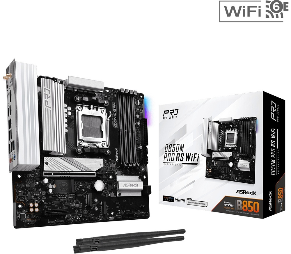 Материнская плата ASRock B850M PRO RS WIFI DDR5