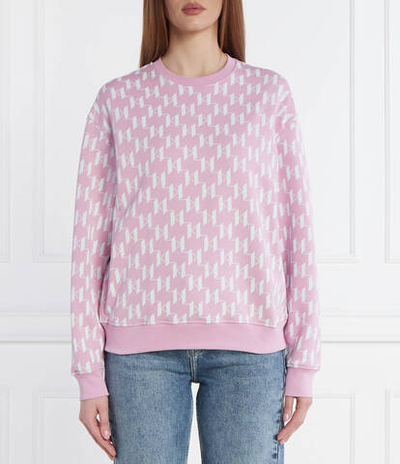 Худи AOP Karl Lagerfeld - розовый(241W1809)