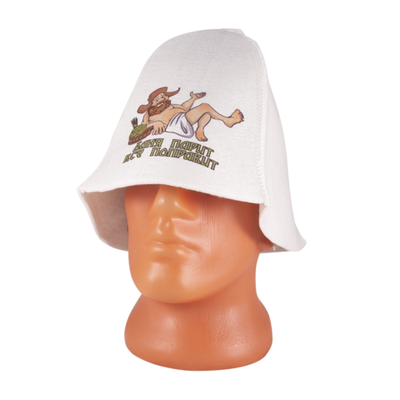 Шапочка банная Баня парит, все поправит