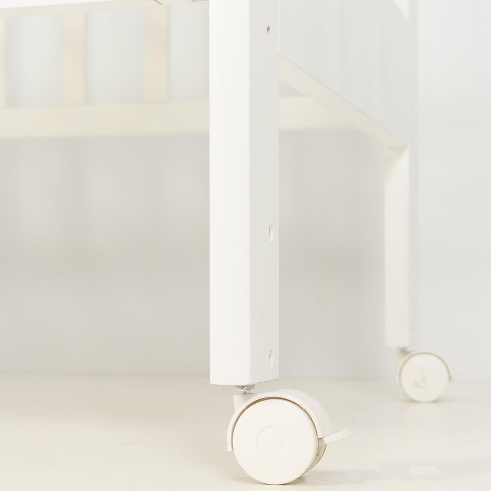 Кроватка детская Топотушки Дарина 1 классическая, белая