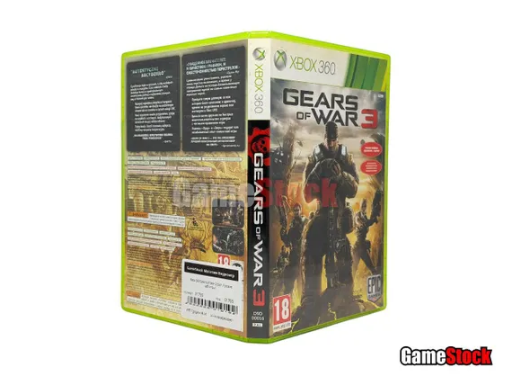 Xbox 360 Gears of War 3 (Б/У, Русские субтитры)