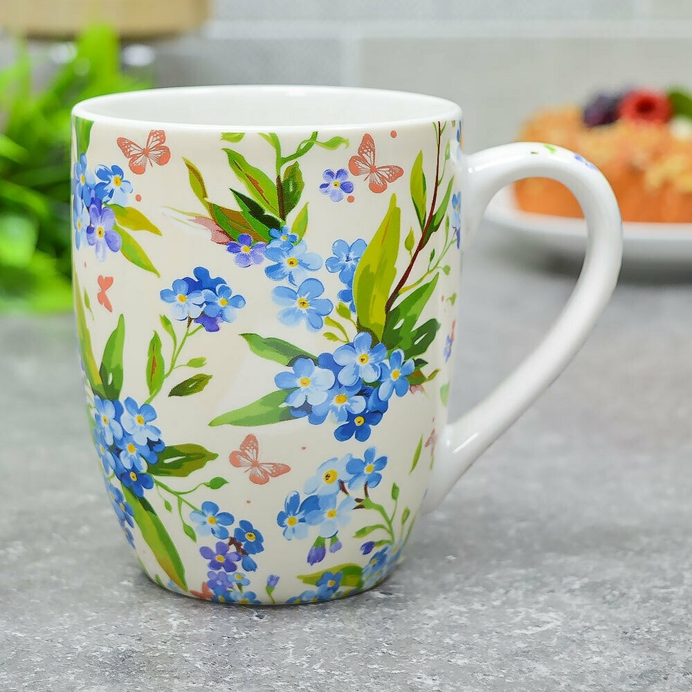 Кружка керамическая 360мл, рисунок в ассортименте, NNBPM3647-G