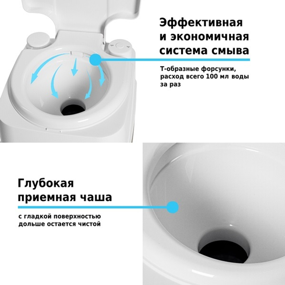 Биотуалет Lupmex 79112 12л с индикатором