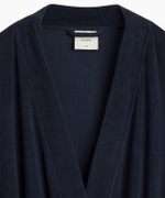 Женский халат Atlantic, 1 шт. в уп., хлопок, темно-синий, SZL-002