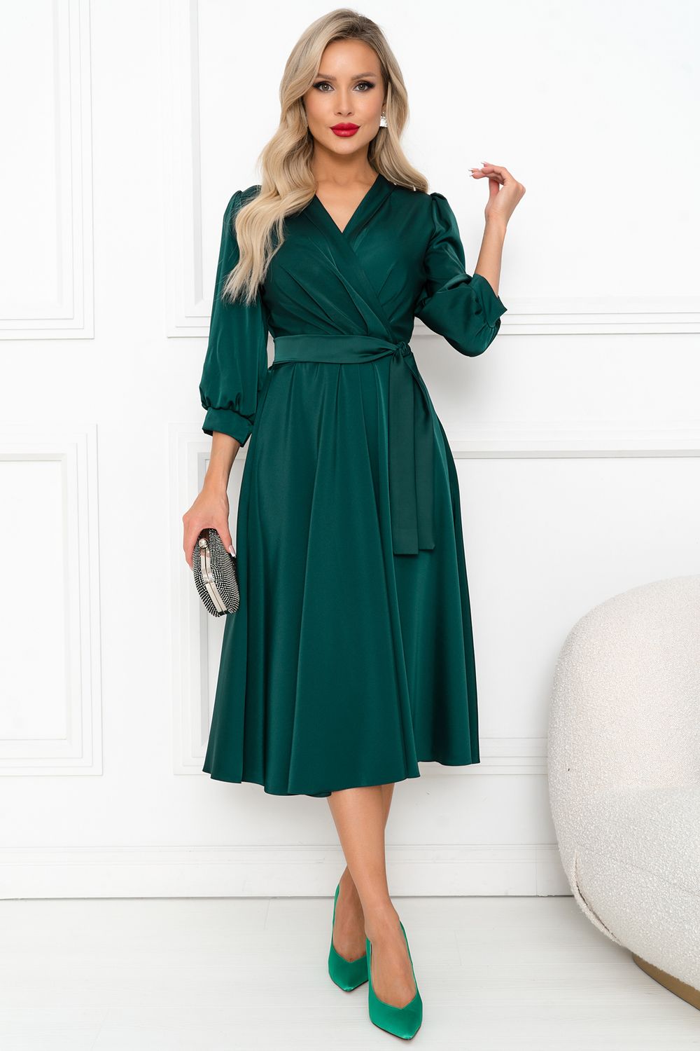 Платье Аскания (изумруд) Р11-1203 Nikol (Акция)
