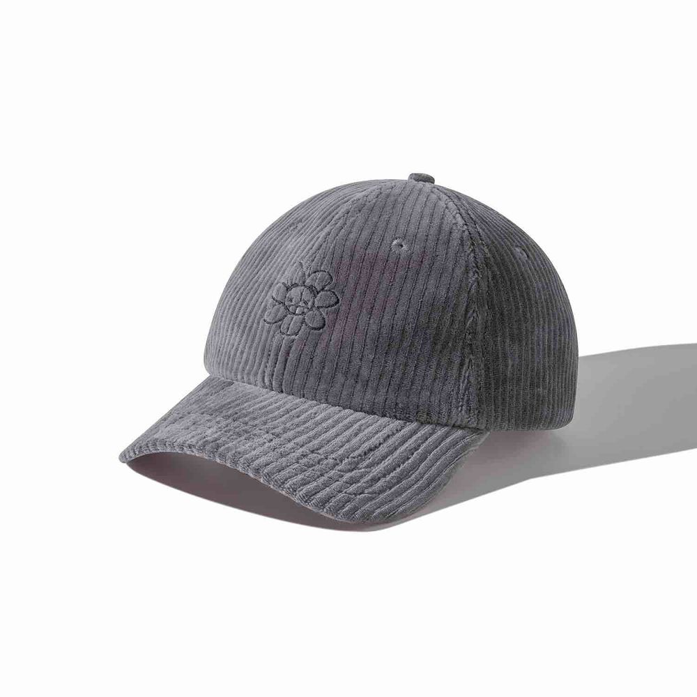 Кепка Ymkashix Velvet Face Flower графитовая