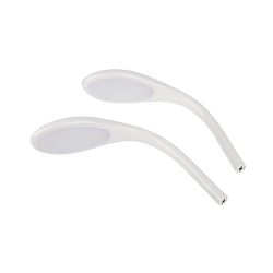 ULM-D160 12W-3000-6000K-DIM WHITE Светильник настольный светодиодный Заяц. с подставкой под канцелярские принадлежности. Сенсорный выключатель. Диммер. Белый. TM Uniel