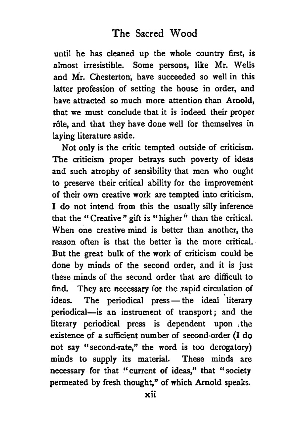 The sacred wood. Essays on poetry and criticism | T S. 1888-1965 Eliot
